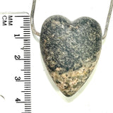 DVH Yooperlite Healed Broken Heart Bead Fluorescent Sodalite in Syenite Michigan 37x28x17mm (6241)