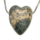 DVH Yooperlite Healed Broken Heart Bead Fluorescent Sodalite in Syenite Michigan 34x27x17mm (6242)