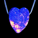 DVH Yooperlite Healed Broken Heart Bead Fluorescent Sodalite in Syenite Michigan 34x27x17mm (6242)