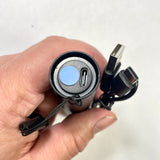 WTC Mini 365nm UV Flashlight – Longwave Blacklight for Fluorescent Minerals (USB Rechargeable)