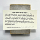 DVH Ford F150 Fordite Keychain KC Assembly 33mm Rd Silver (6142)