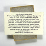 DVH Genuine Michigan Fordite Specimen Polished Face Rough MOPAR (6084)