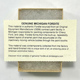 DVH Jeep Fordite Tuscadero Pink Specimen Polished Face Michigan (6516)