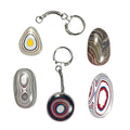 Make a cabochon into a Keychain!  Drilling for Jump Rings...