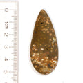DVH Ocean Jasper Matte Teardrop Cabochon 50x21x5 (8383) - DVHdesigns