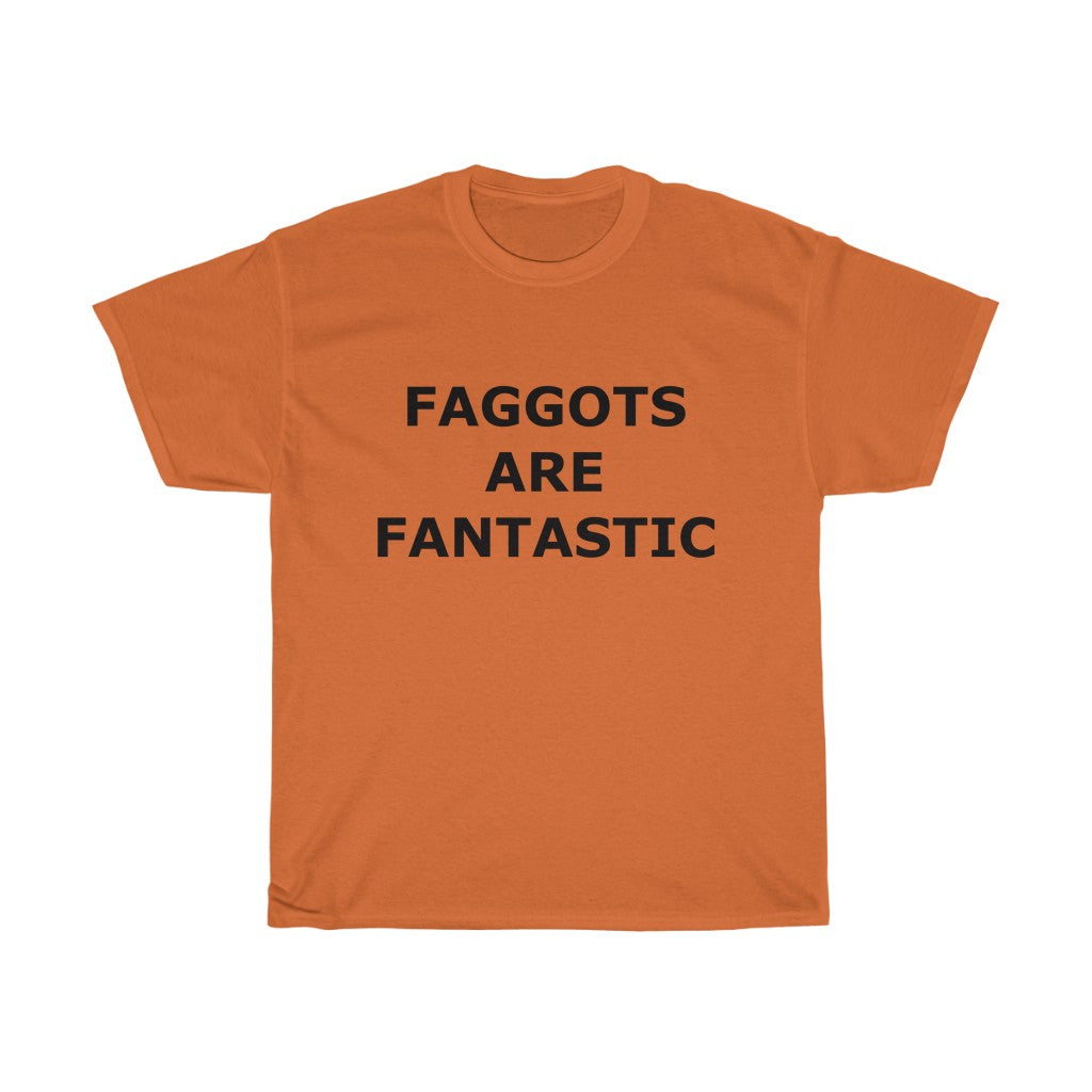 F@GG*T$ ARE FANTASTIC Classic Queen Fabulous QUEER Unisex Heavy Cotton Tee - DVHdesigns