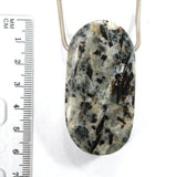 DVH Astrophyllite Natural Surface Bead Druzy Fireworks Stone 57x28x14 (2713)
