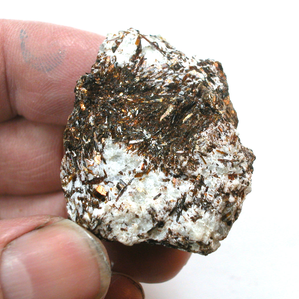 DVH 34g Astrophyllite Specimen for Wirewrap Druzy Fireworks Stone 38x31x18 (5008) - DVHdesigns