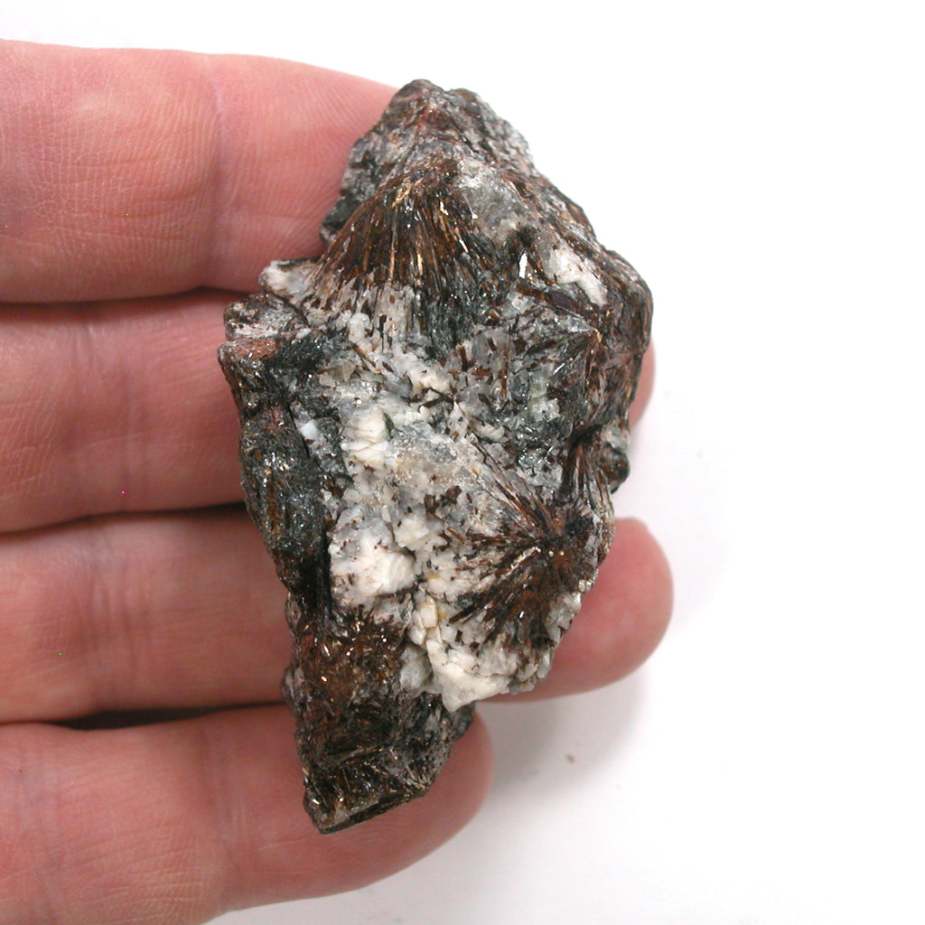 DVH 76g Astrophyllite Specimen Druzy Fireworks Stone for Wirewrap 61x42x29mm (5198) - DVHdesigns