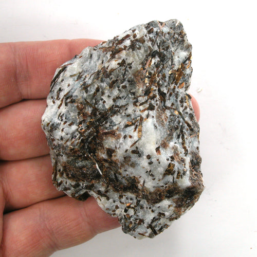 DVH 121g Astrophyllite Specimen Druzy Fireworks Stone for Wirewrap 76x53x25mm (5200) - DVHdesigns