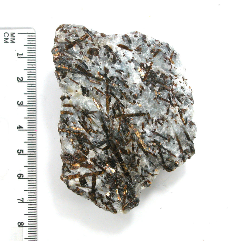 DVH 121g Astrophyllite Specimen Druzy Fireworks Stone for Wirewrap 76x53x25mm (5200) - DVHdesigns