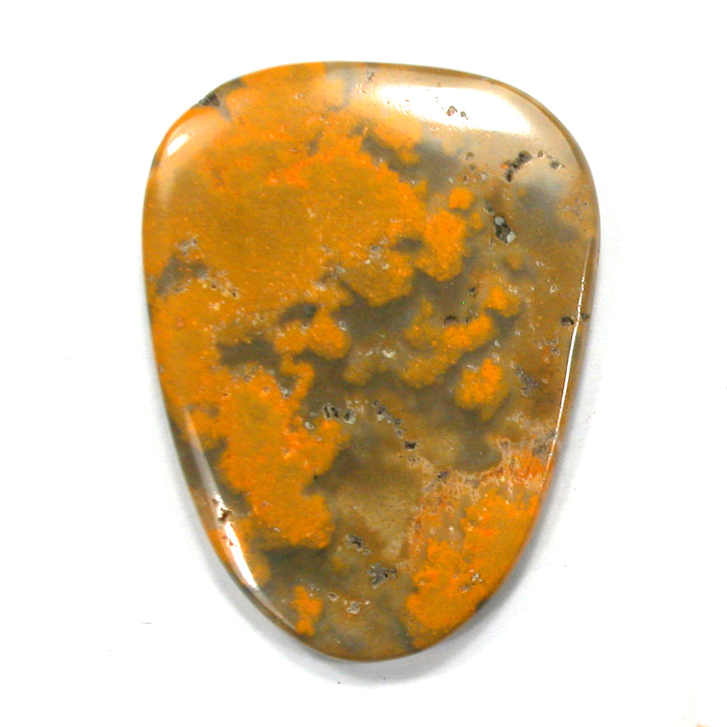 DVH Bumble Bee Jasper Calcite Cabochon 2 Sided 49x37x6 (4078) - DVHdesigns