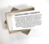 Castro Concrete Gay Pride Relic from Sidewalk of Harvey Milk Camera Shop (4650)