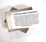 Castro Concrete Gay Pride Relic from Sidewalk of Harvey Milk Camera Shop (3665)