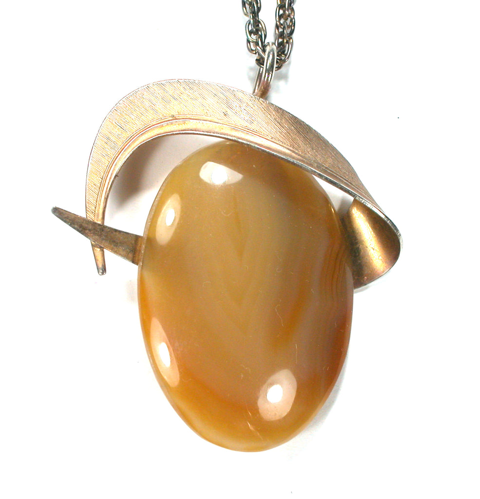DVH Brazilian Agate Pendant I Made When I Was 10 Years Old (4413)