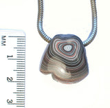 DVH Fordite Ford Paint Freeform Focal Bead 21x21x12mm (1133) - DVHdesigns