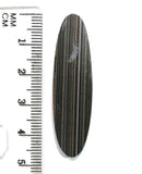 DVH Corvette Fordite Cabochon Recycled Car Paint Cab 47x13x5 (3390)
