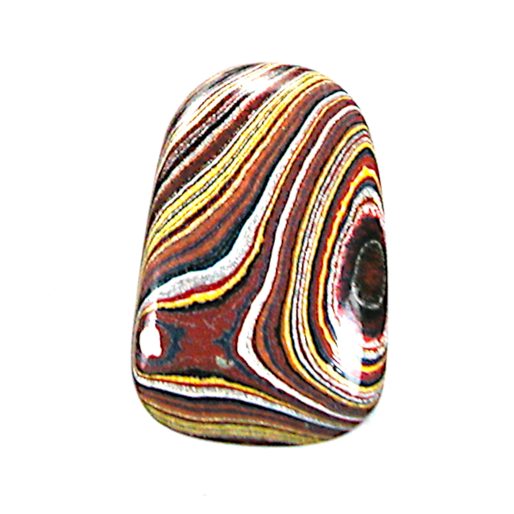 DVH Corvette Fordite 2 Sided Cabochon Cab 27x18x5 (3887)