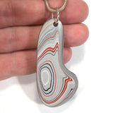 DVH Ford Focus Fordite His & Her Pendants Abstract Adam & Eve 60x36x9 (3758)