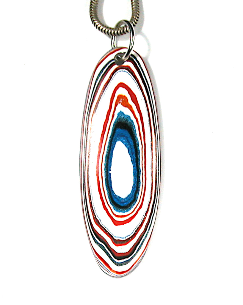DVH Kenworth Fordite Pendant Recycled Truck Paint 57x20x5 (3279)