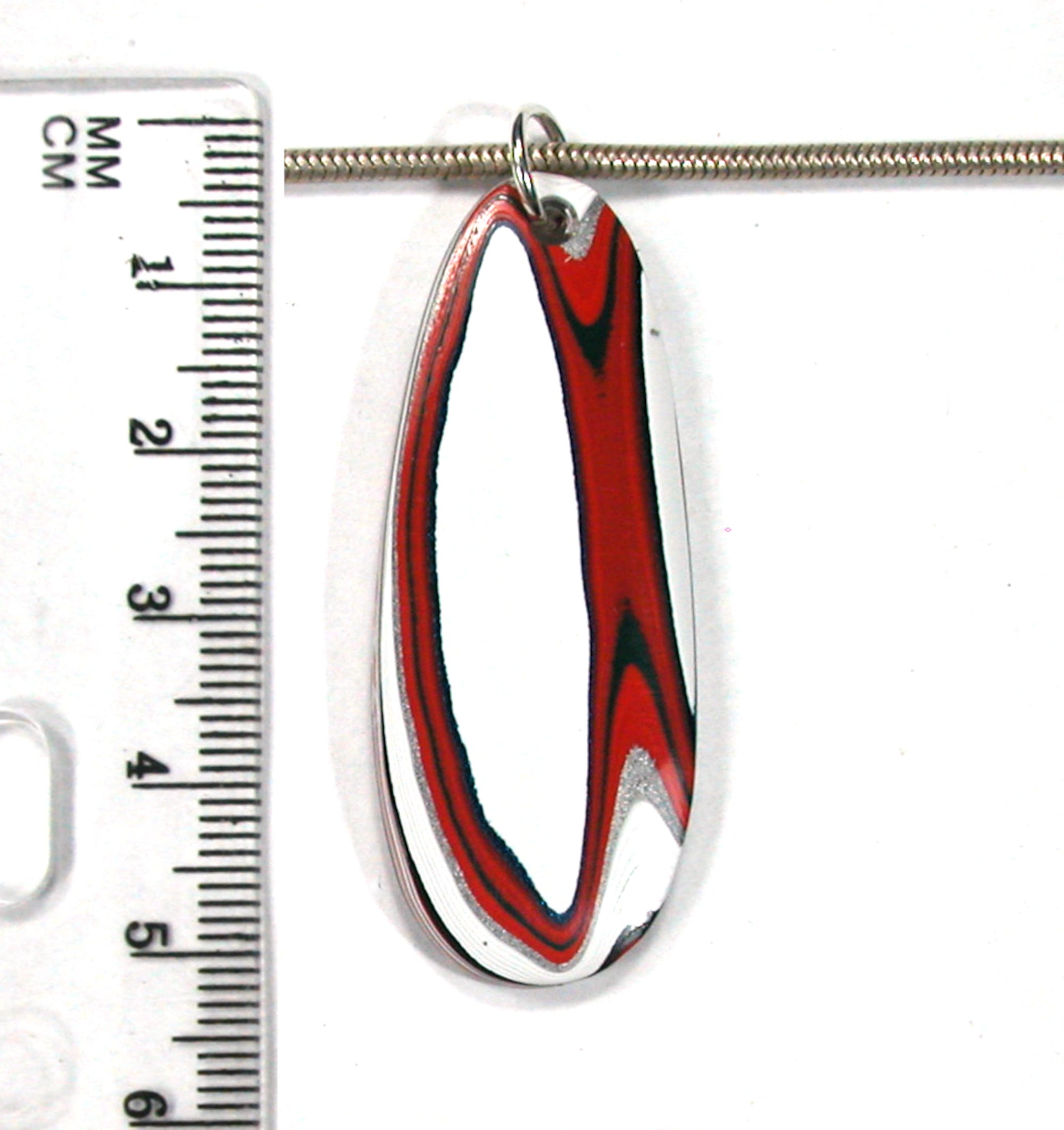 DVH Kenworth Truck Fordite Pendant Necklace Recycled Paint 48x19x4 (3760) - DVHdesigns