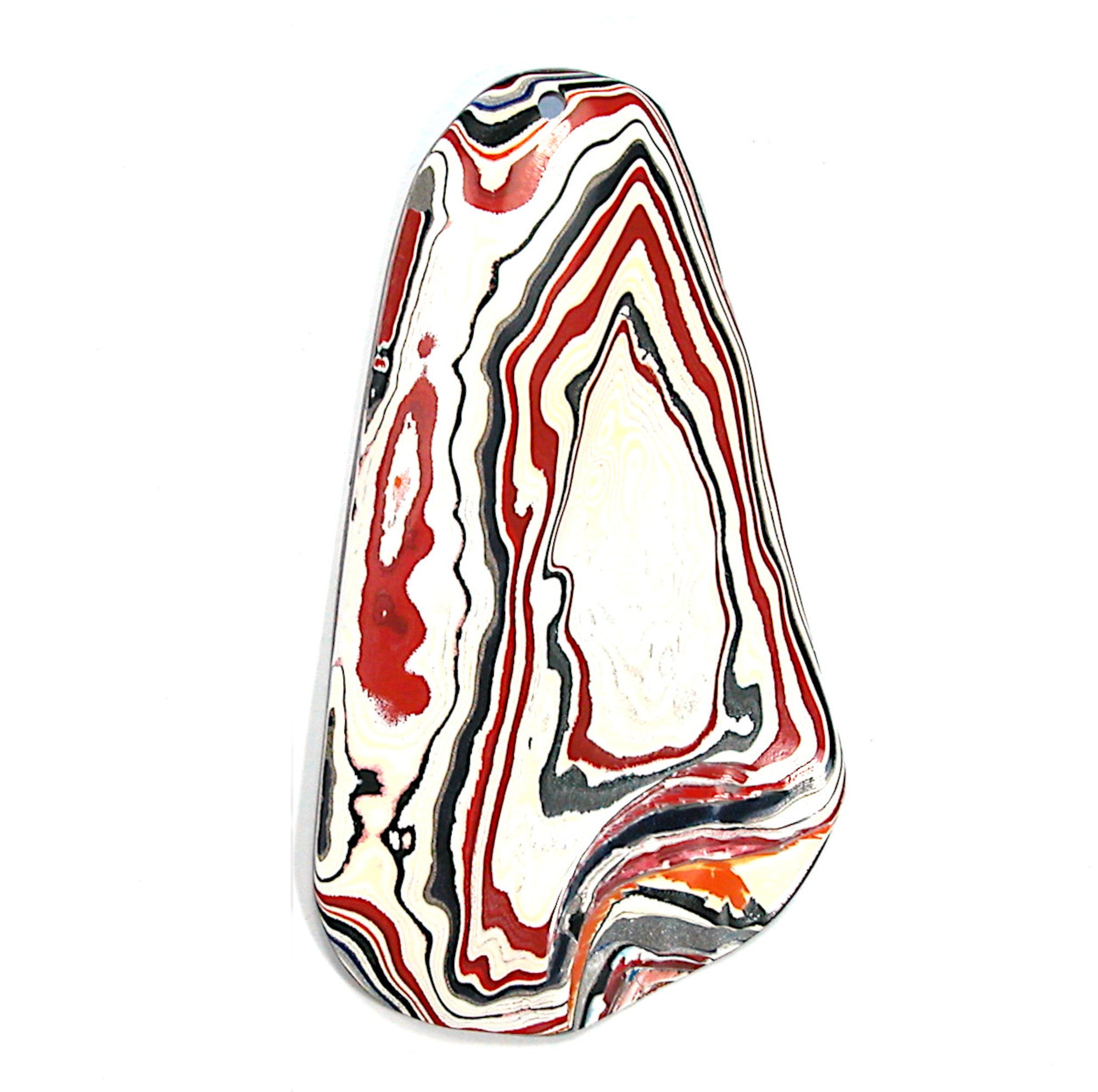 DVH Kenworth Truck Fordite Display Specimen Polished Face Ornament 94x49x4 (3811) - DVHdesigns