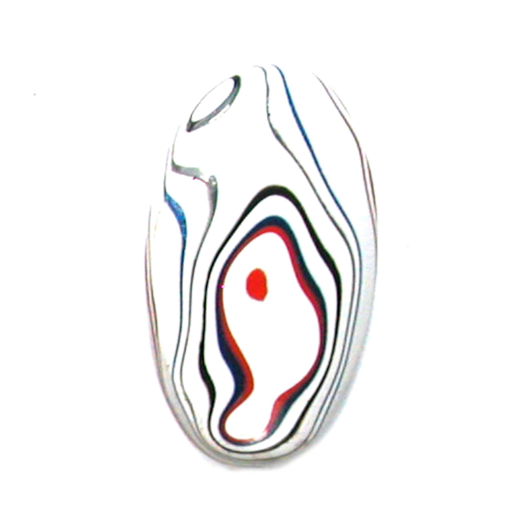 DVH Kenworth Truck Fordite Cabochon Recycled Car Paint Cab 32x19x4 (4534) - DVHdesigns