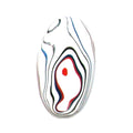 DVH Kenworth Truck Fordite Cabochon Recycled Car Paint Cab 32x19x4 (4534) - DVHdesigns