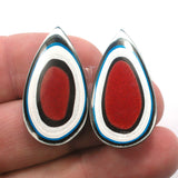 DVH Fordite Matched Pair Cabochons Kansas City Ford F150 34x19x3 (5140)
