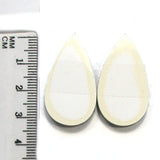 DVH Fordite Matched Pair Cabochons Kansas City Ford F150 34x19x3 (5140)