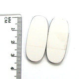 DVH Fordite Matched Pair Cabochons Kansas City Ford F150 33x15x3 (5142)
