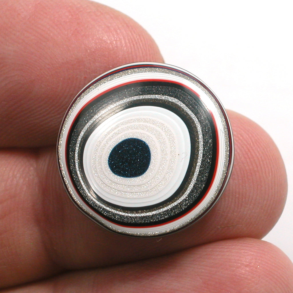 DVH Fordite Cabochon Ford F150 Truck KC Assembly 20mm RD (5209)