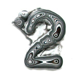 DVH RARE Number #2 Fordite Polished Specimen Genuine Michigan Material (4799)