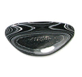 DVH Black Onyx Fordite Crown of Silver Sheen Cabochon 56x28x4 (4696) - DVHdesigns