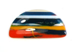 DVH Fordite Surfboard Surfite Surf Stone Resin Cabochon 49x25x6 (4902)