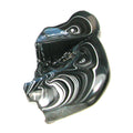 DVH Black Fordite Crown of Silver Sheen Polished Specimen Rough (4688) - DVHdesigns
