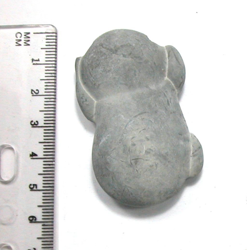 DVH Fairy Stone Concretion Bead Pendant Goddess Rock Quebec 55x33x11 (4301) - DVHdesigns