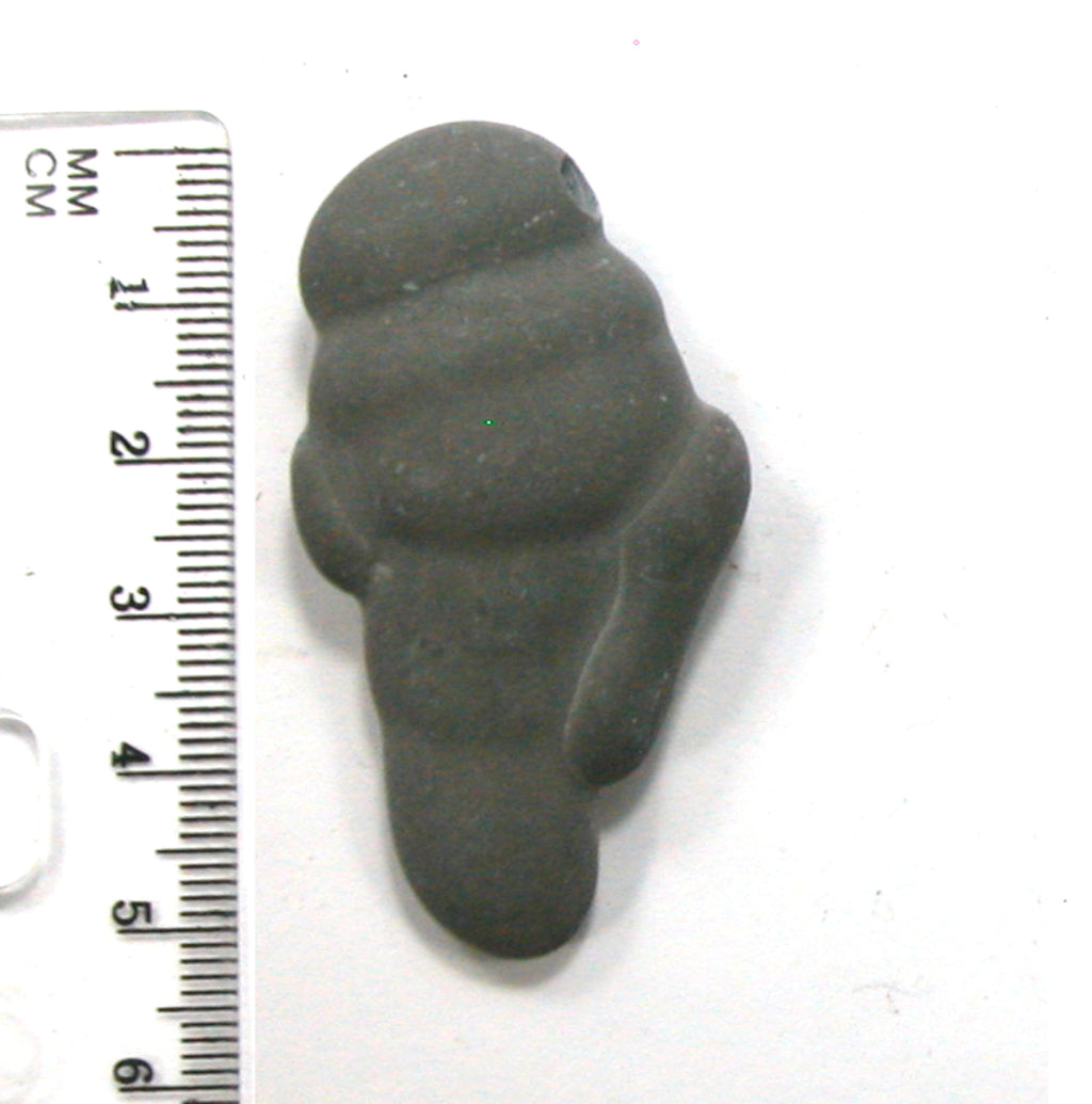 DVH Fairy Stone Concretion Bead Pendant Goddess Rock Quebec 52x28x13 (4308) - DVHdesigns