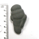 DVH Fairy Stone Concretion Bead Pendant Goddess Rock Quebec 52x28x13 (4308)