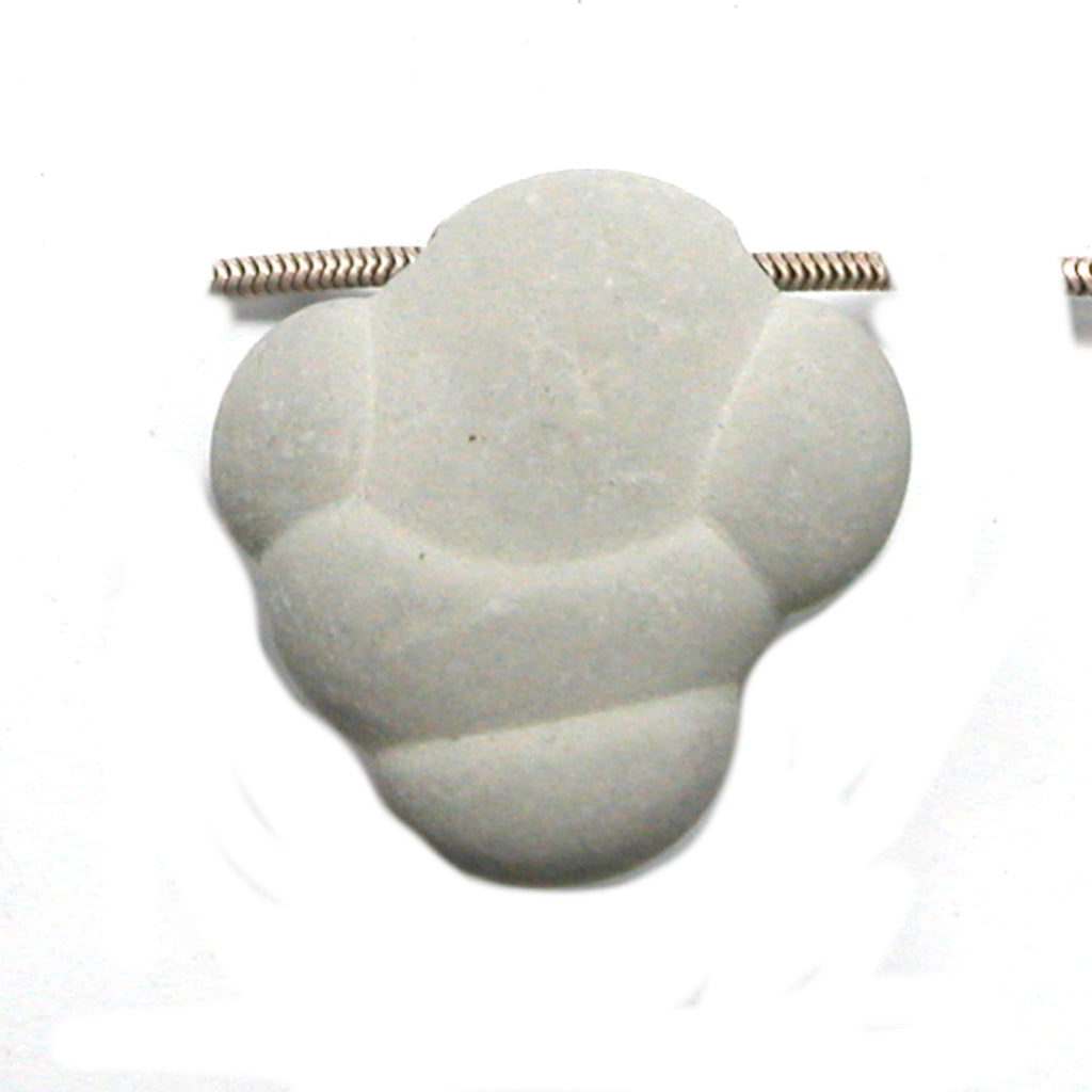 DVH Fairy Stone Concretion Bead Pendant Goddess Rock Quebec 36x35x16 (4309) - DVHdesigns