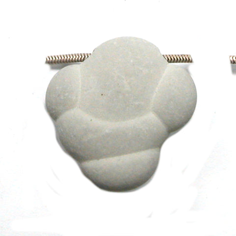 DVH Fairy Stone Concretion Bead Pendant Goddess Rock Quebec 36x35x16 (4309)