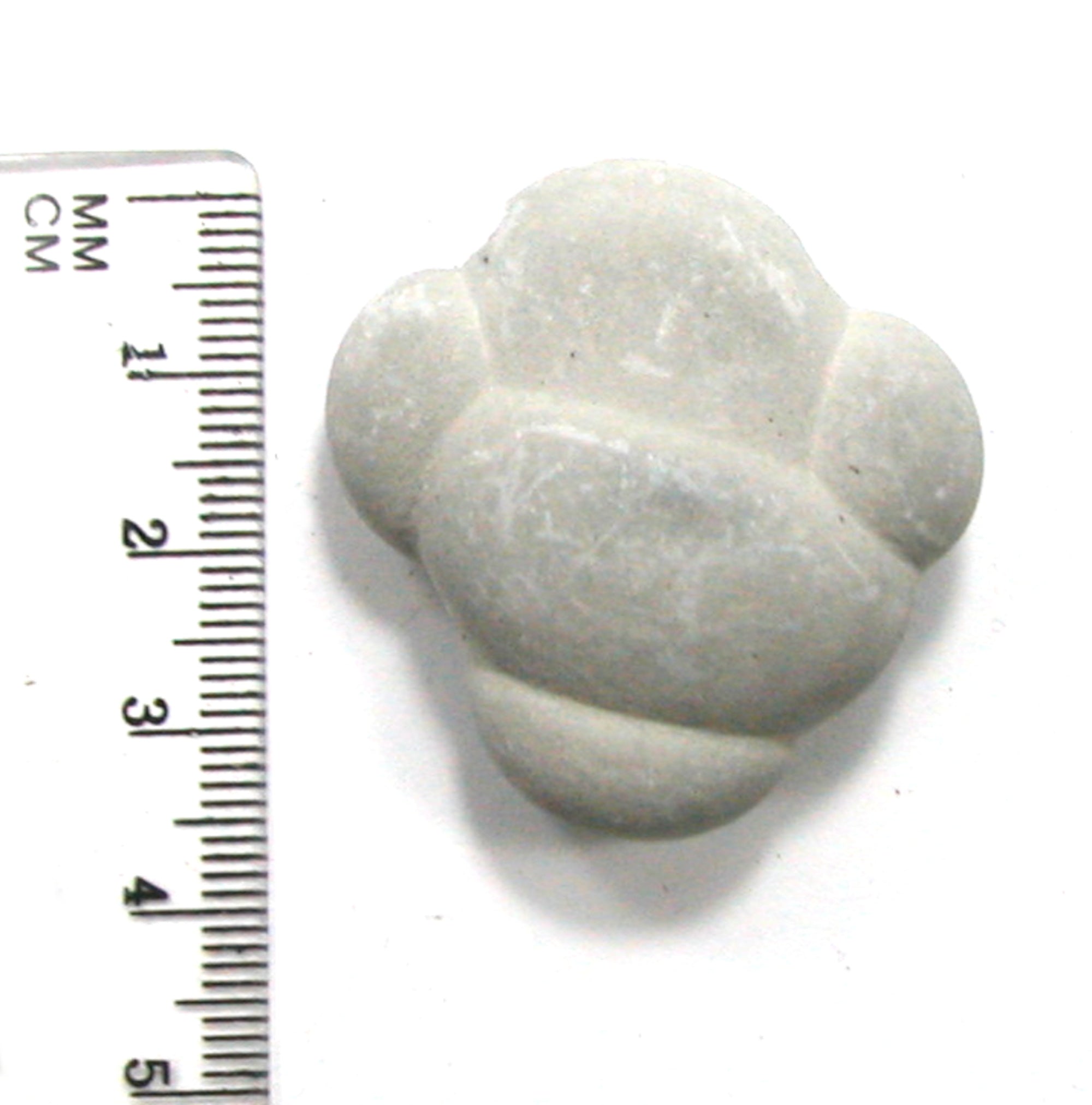 DVH Fairy Stone Concretion Bead Pendant Goddess Rock Quebec 36x35x16 (4309) - DVHdesigns