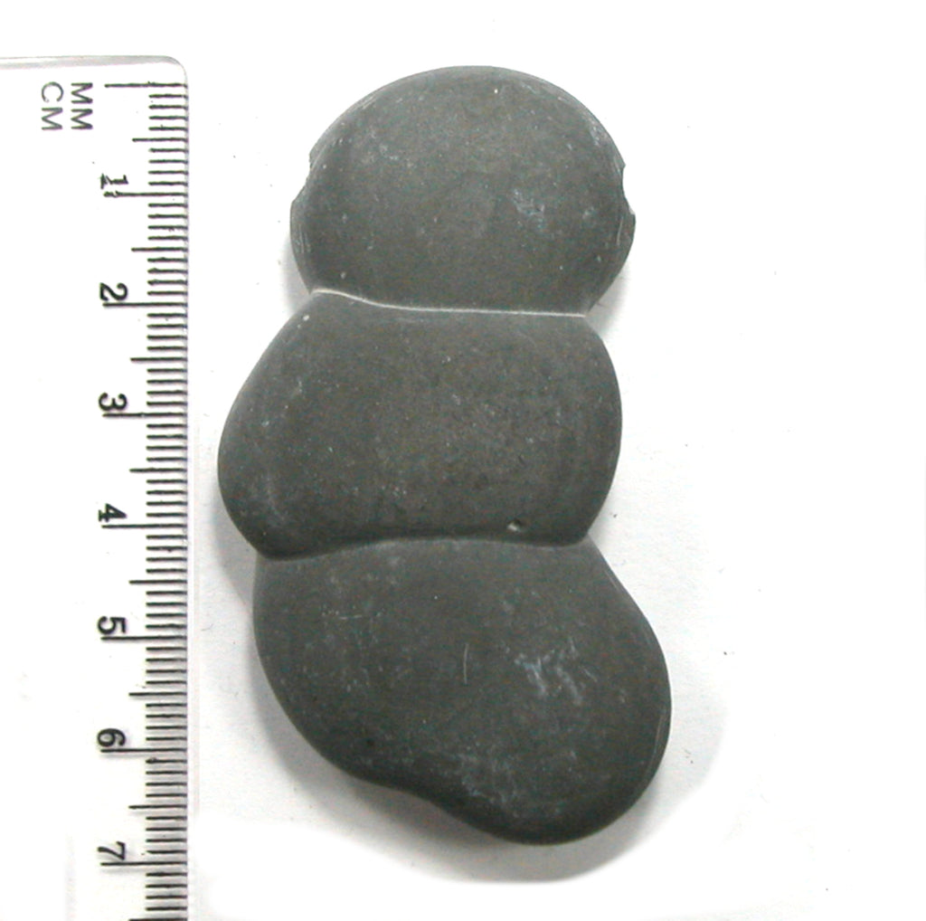 DVH Fairy Stone Concretion Bead Pendant Goddess Rock Quebec 66x34x13 (4323) - DVHdesigns