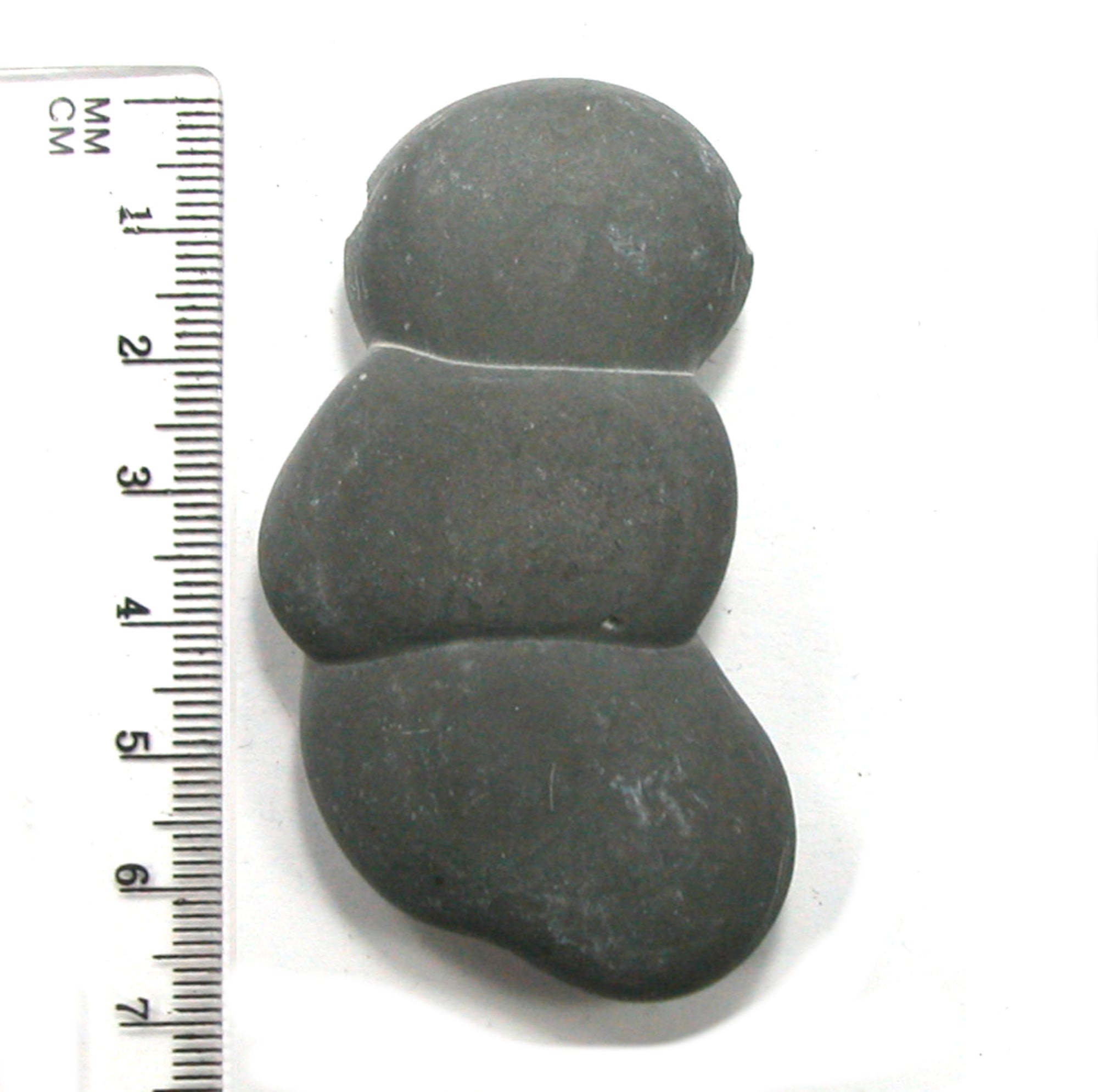 DVH Fairy Stone Concretion Bead Pendant Goddess Rock Quebec 66x34x13 (4323) - DVHdesigns