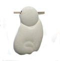DVH Fairy Stone Concretion Bead Pendant Goddess Rock Quebec 60x33x11 (4324) - DVHdesigns