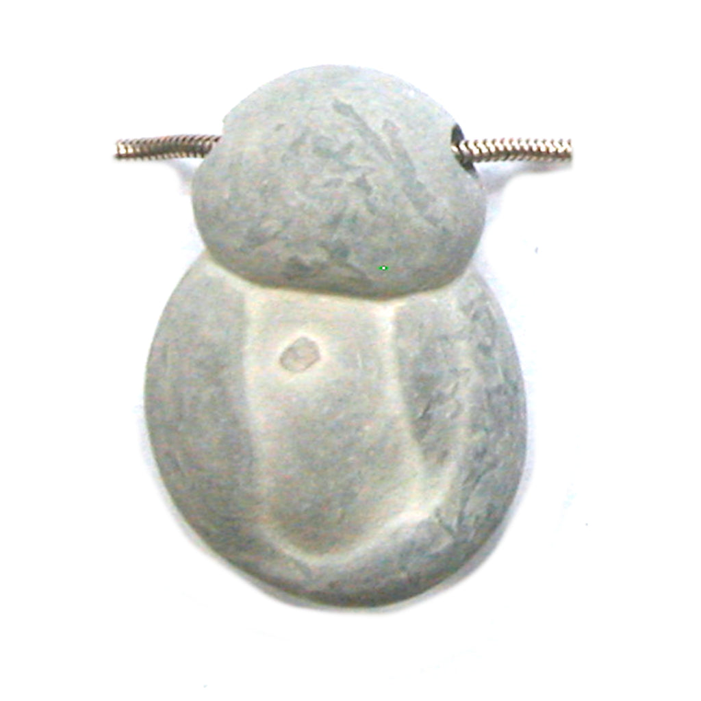 DVH Fairy Stone Concretion Bead Pendant Goddess Rock Quebec 36x25x10 (4366) - DVHdesigns