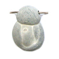 DVH Fairy Stone Concretion Bead Pendant Goddess Rock Quebec 36x25x10 (4366) - DVHdesigns