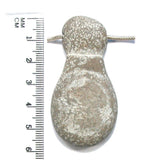 DVH Fairy Stone Concretion Bead Pendant Goddess Rock Quebec 58x30x10 (4472)