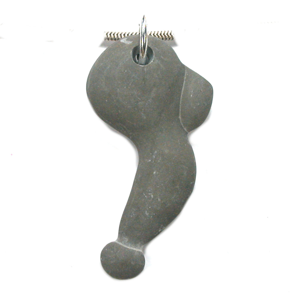 DVH Phallic Fairy Stone Concretion Piercing Pendant Quebec 50x26x9 (4555) - DVHdesigns
