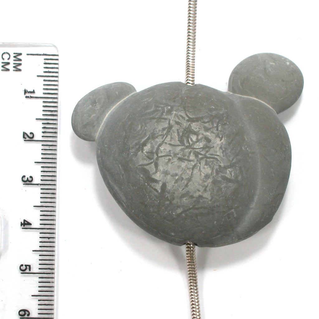DVH Fairy Stone Concretion Bead Center Drilled Quebec 45x52x14 (4557) - DVHdesigns